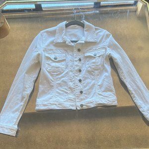 White Jean Jacket - Size Small - Kut from the Kloth